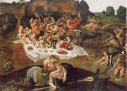 Piero di Cosimo the battle between Lapithen and Kentauren oil painting on canvas